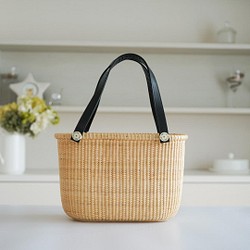 ナンタケットバスケット・9インチオーバル かごバッグ Nantucket Style