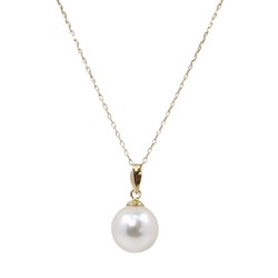 【珍珠】K18YG單顆珍珠項鍊7-7.5/7.5-8/8-8.5/8.5-9mm Akoya pearl untoned 第1張的照片
