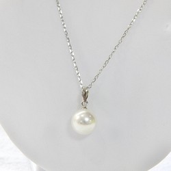 [珍珠] 鉑金單顆珍珠項鍊 7-7.5/7.5-8/8-8.5/8.5-9 mm Akoya 珍珠 untoned PT 第1張的照片