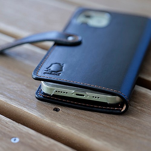 GOBUNI iPhone12mini 手帳型スマホケースショルダー付き☆ deaflink.com