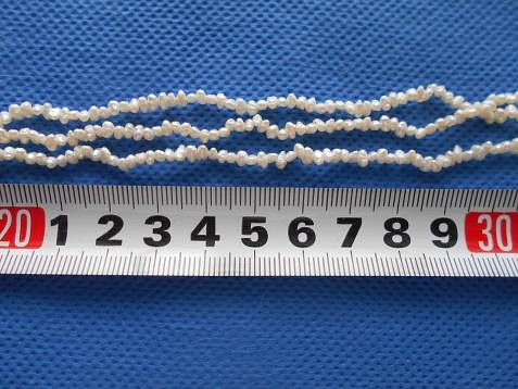 ケシパール 淡水真珠素材販売 ３７センチ　１本売り 1枚目の画像