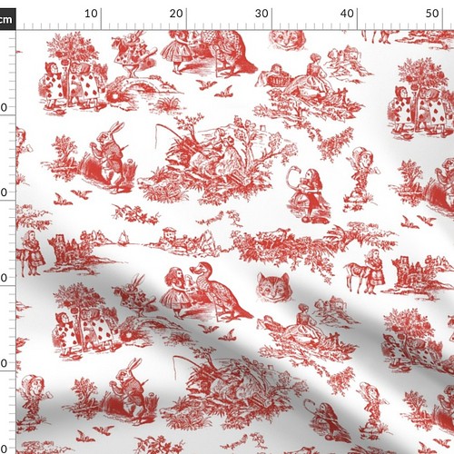 不思議の国のアリス アリス 生地 輸入生地 トワルドジュイのスタイル
