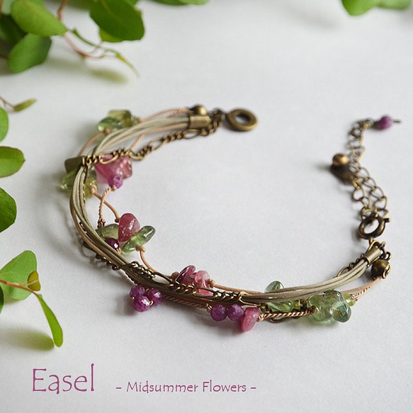Mid-Summer Flowers2018【Bracelet of the natural stones】 第1張的照片