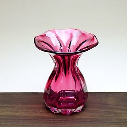 花器HANA　スリム　（赤ピンク） 1枚目の画像