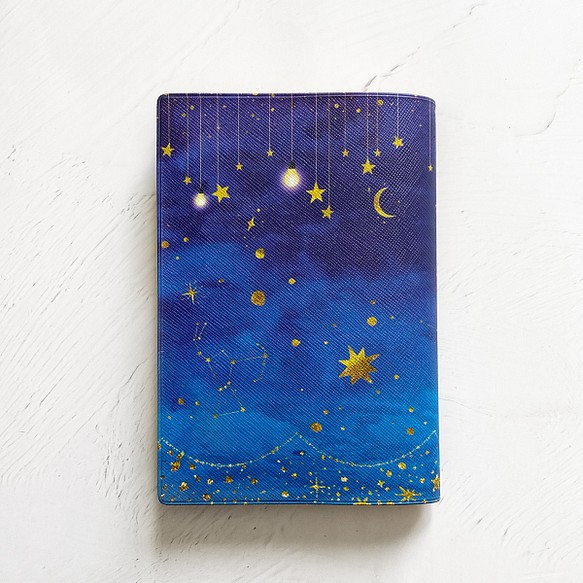 星たちの輝き ブックカバー・手帳カバー（A6）ほぼ日手帳カバー 文庫本