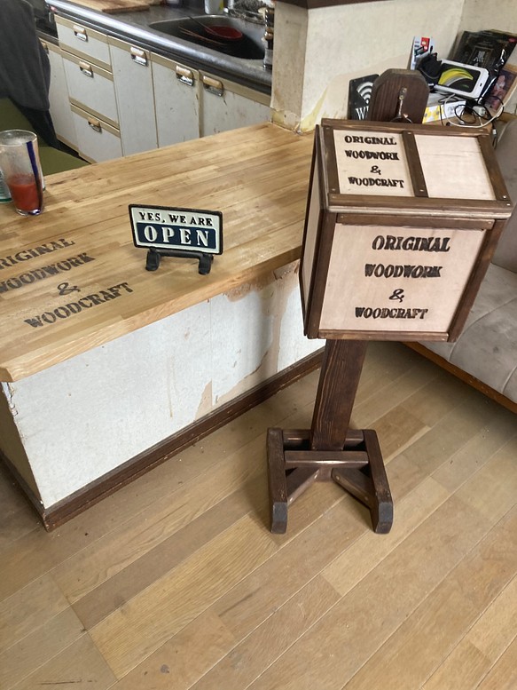 original wood work特製レターbox 1枚目の画像