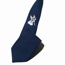 巴特先生-法鬥-刺繡-羊毛領帶-獨家設計款-Neckties 第1張的照片
