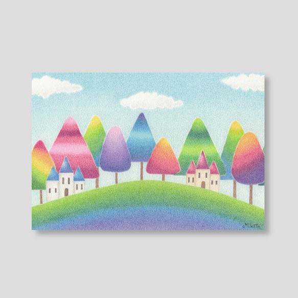 秘密の森(ポストカード。5枚セット) 1枚目の画像