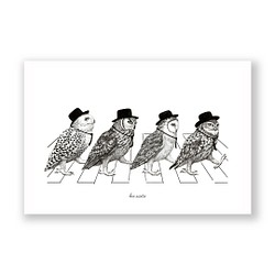 你最喜歡的插畫卡（帆布加工）3件套【42. Abbey Road】 第1張的照片