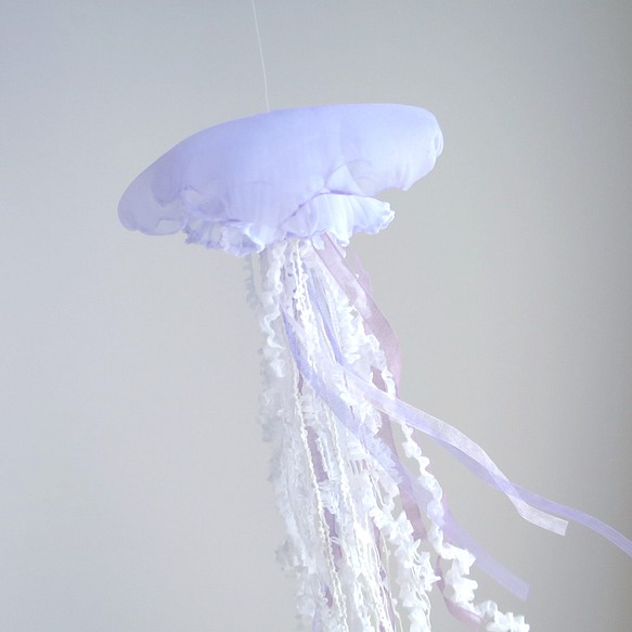 クラゲのモビール [ size:M / Purple ] 〜 Jellyfish mobile 〜 1枚目の画像