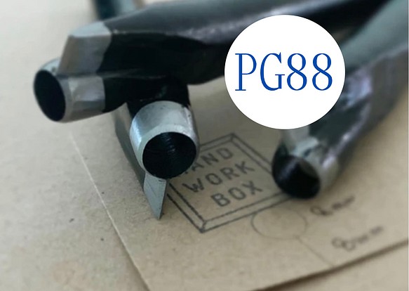 PG88  ベルトポンチ&ギボシの穴あけ φ8mm/切込長さ：約8mm 1枚目の画像