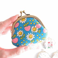 口金包 - Coin purse (S) - Vintage "Daisy & Apple" [040] 第1張的照片