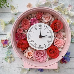 「花時計　ピンク」 1枚目の画像