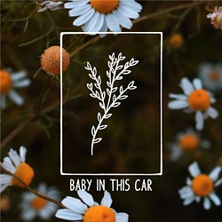 [BABY IN THIS CAR]車貼 第1張的照片