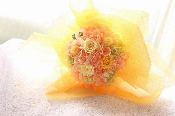 黄色の花束 卒業式や送別に フラワー リース Yuki Florist 通販 Creema クリーマ ハンドメイド 手作り クラフト作品の販売サイト