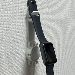 充電ケーブル固定】Apple Watch 壁掛け充電スタンド（スポーツバンド用