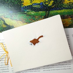 動物#27 台灣特有種 白面鼯鼠 手刺繡手工隨身筆記本 第1張的照片