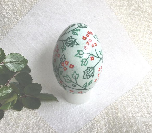 ウクライナのイースターエッグ(PYSANKY)   本物の卵です(๑˃̵ᴗ˂̵) 1枚目の画像