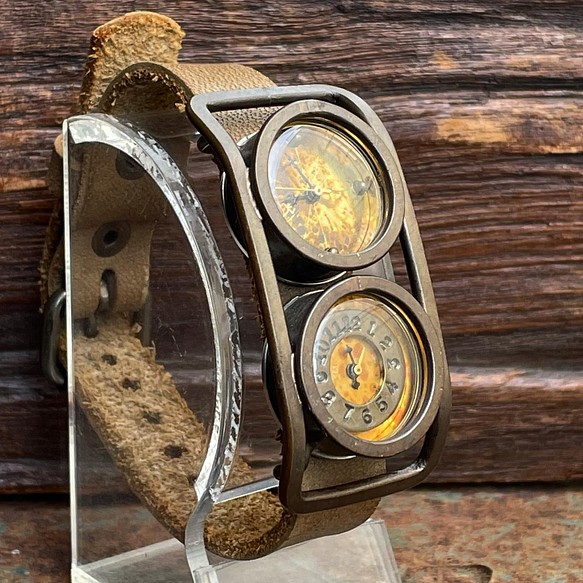 ◇『TWIN』 クォーツ式手作り腕時計◇OBQ-8003-TWIN | www.episcopal.hn