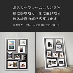 ⑨ 写真が飾れるポスター「シャシンカベのポスター」A1サイズ ☆送料無料☆ 10枚目の画像