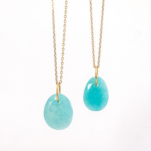 Amazonite charm necklace gstaaddelivery.x10.mx