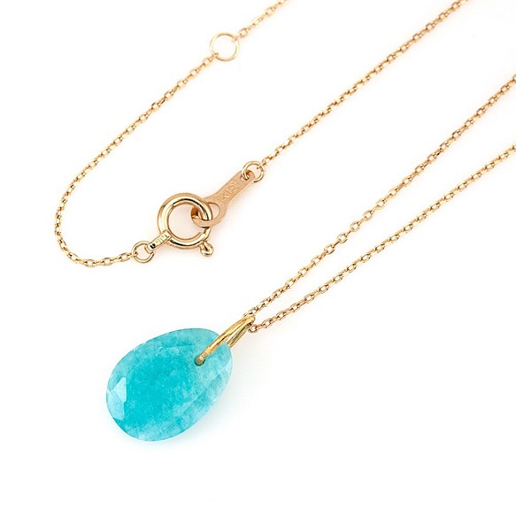 Amazonite charm necklace gstaaddelivery.x10.mx