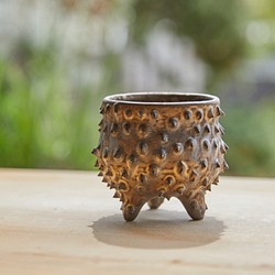 小さな陶器の植木鉢　pps-1 1枚目の画像