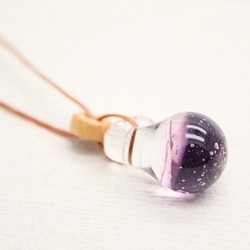 Resale : Grape pop soda, purple, Aqua drop of glass pendant 第1張的照片