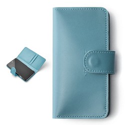 手機殼皮革筆記本藍×藍 第1張的照片