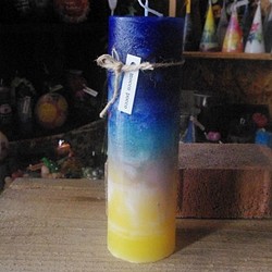 candle　tall円柱wide6.5㎝　c3081 1枚目の画像