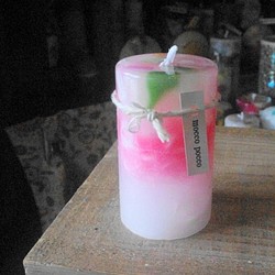 candle　円柱wide6cm　ｄ６６7 1枚目の画像