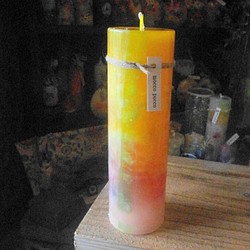 candle　tall円柱wide6.5ｃｍ　ｄ１０２１ 1枚目の画像
