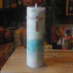 candle　tall円柱wide6.5ｃｍ　ｄ１９６２ 1枚目の画像