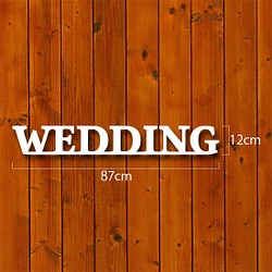 イニシャルプロップス【WEDDING】30mm厚 WL013 1枚目の画像