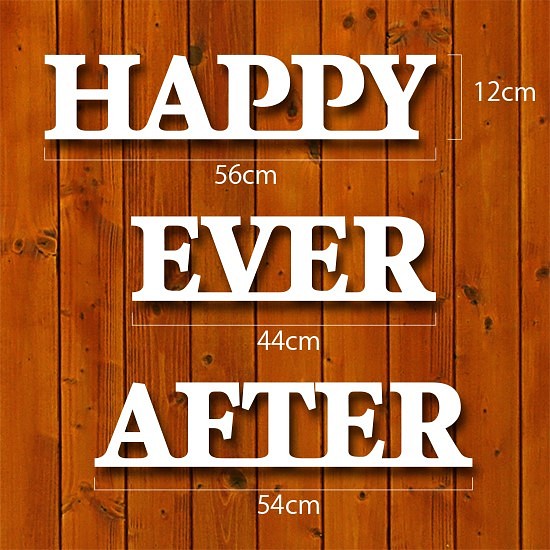 イニシャルプロップス【HAPPY EVER AFTER】30mm厚 WL014 1枚目の画像