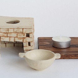 茶香炉　白　Tea incense burner （受注生産） 5枚目の画像