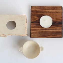 茶香炉　白　Tea incense burner （受注生産） 6枚目の画像