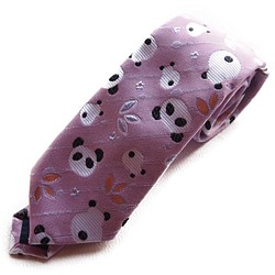 日式豪華領帶使用金布佈時尚和日式杉杉&lt;粉熊貓&gt; 第1張的照片