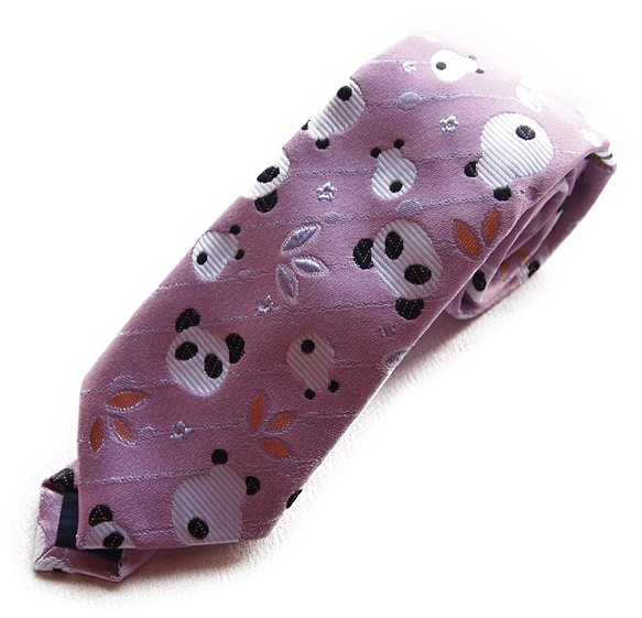 日式豪華領帶使用金布佈時尚和日式杉杉&lt;粉熊貓&gt; 第1張的照片