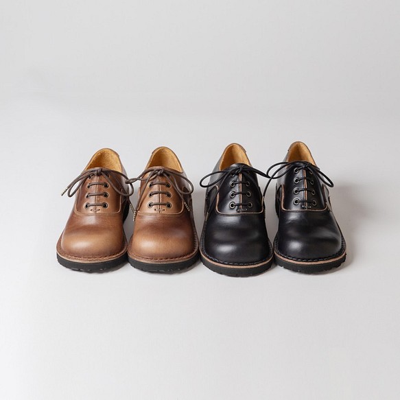 受注生産「cobato」ナチュラル　レディースでは珍しい、クロムエクセルを使ったスニーカー感覚の革靴。 1枚目の画像