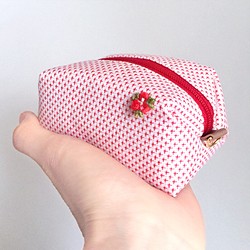 Pouch with Japanese traditional pattern, Kimono (Small) 第1張的照片