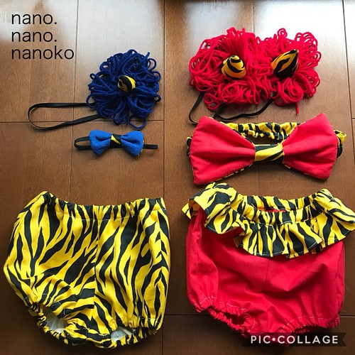 節分 鬼のパンツ 鬼のツノ 鬼の衣装 コスプレ ベビー服 nano.nano 