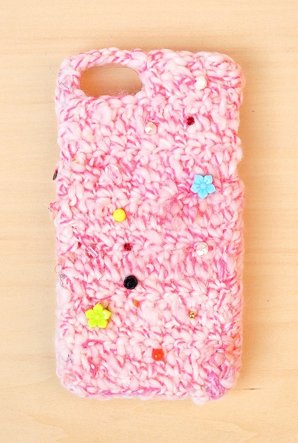 iPhone7ケース　-お姫様のリボン（ピンク）-　 1枚目の画像