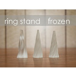 氷みたいなリングスタンド　frozon 3個セット 1枚目の画像