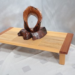 【ローテーブル】高さ12cm 低めのインテリア置きの木製テーブル 1枚目の画像
