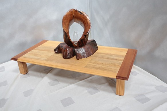 【ローテーブル】高さ12cm 低めのインテリア置きの木製テーブル 1枚目の画像