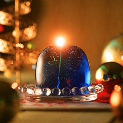 流星蠟燭聖誕節限定標籤（帶蠟燭碟） 第1張的照片