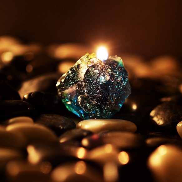 隕石蠟燭 第1張的照片