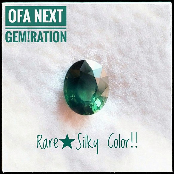 Ofa Next Gem Ration 春風のタマゴ シルキーブルーイッシュグリーンサファイア 指輪 リング 古狐 Old Fox Gem Lab 通販 Creema クリーマ ハンドメイド 手作り クラフト作品の販売サイト