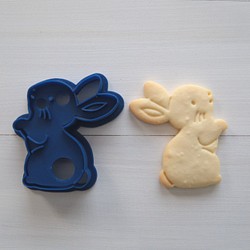 うさぎ スタンプ付き クッキー型 クッキーカッター 調理器具 料理道具 Cookie Cutter Land 通販 Creema クリーマ ハンドメイド 手作り クラフト作品の販売サイト